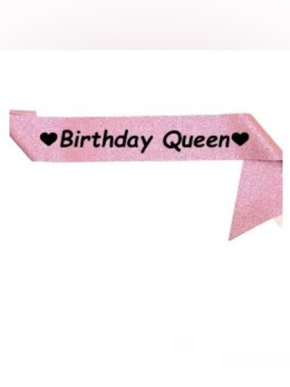 Birthday Queen Pink Sash - Party Accessory
